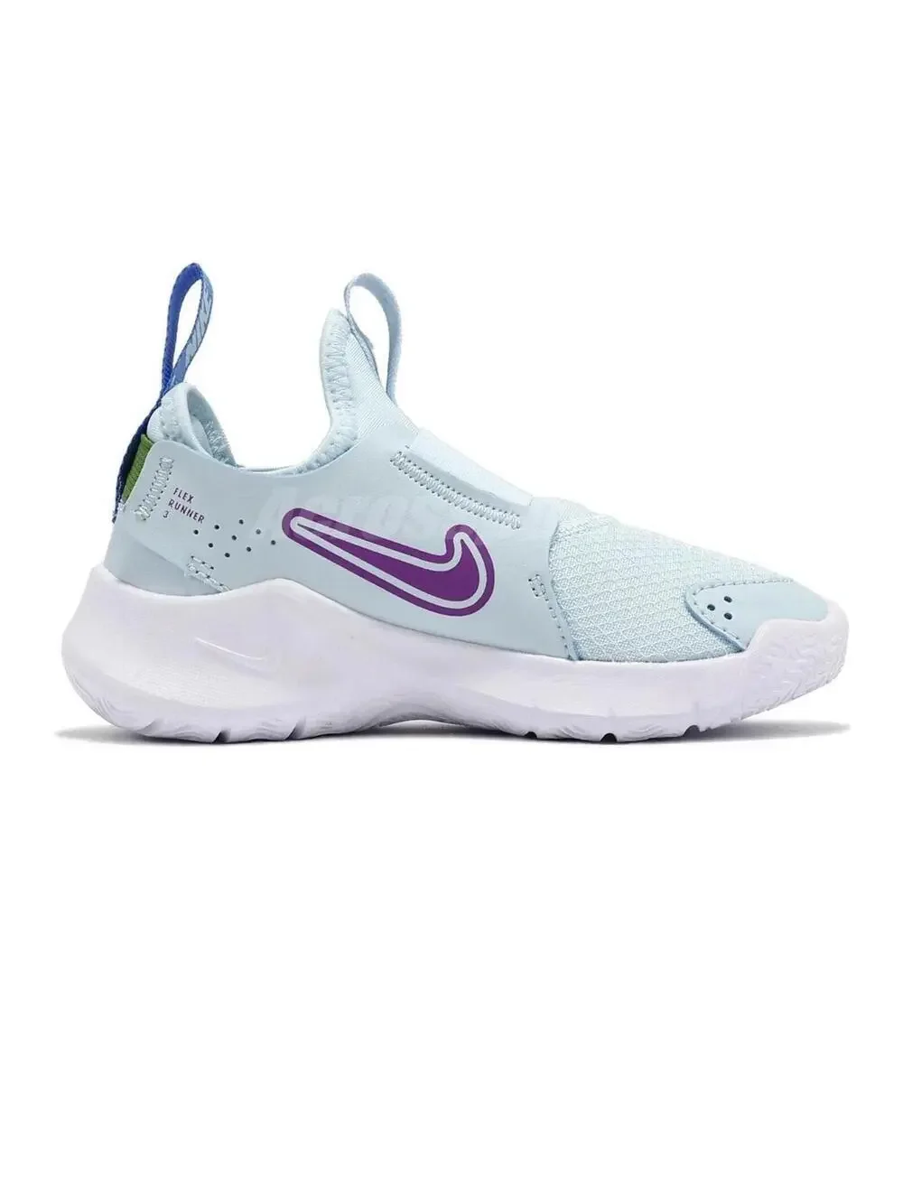 Nike Flex Runner 3 Glacier Blue Hyper Violet Kid Preschool Running FN1294